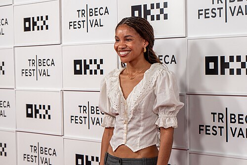 Sinclair Daniel at the premiere of "The Last Day" at the 25th Tribeca Film Festival in New York City.