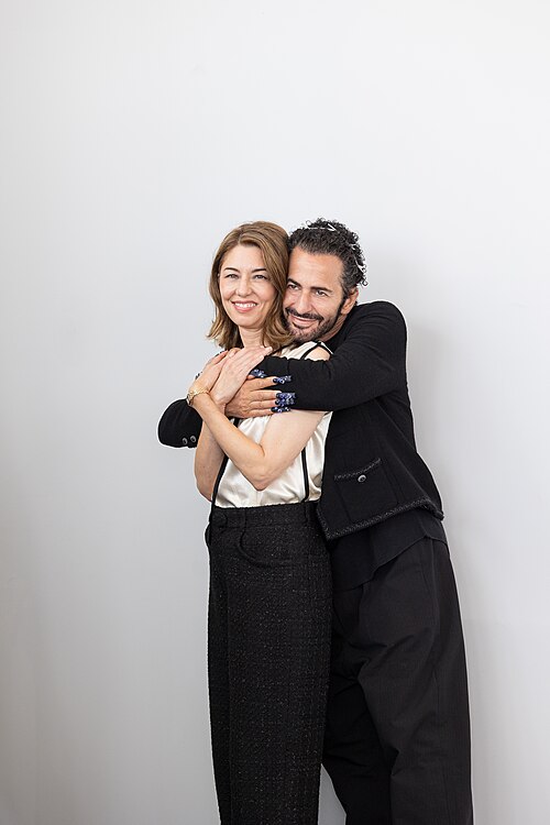March Jacobs and Sofia Coppola at the photocell for movie "Marc" in Venice 82 Film Festival 2025
