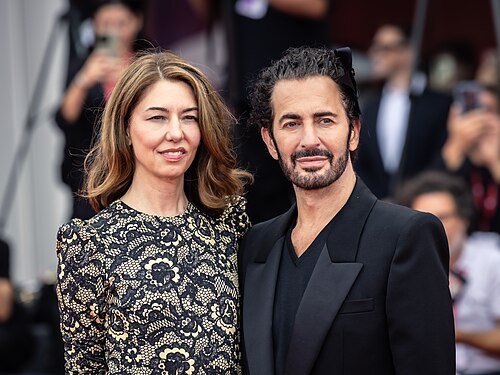 Sofia Coppola and Marc Jacobs at the 2025 Venice Film Festival