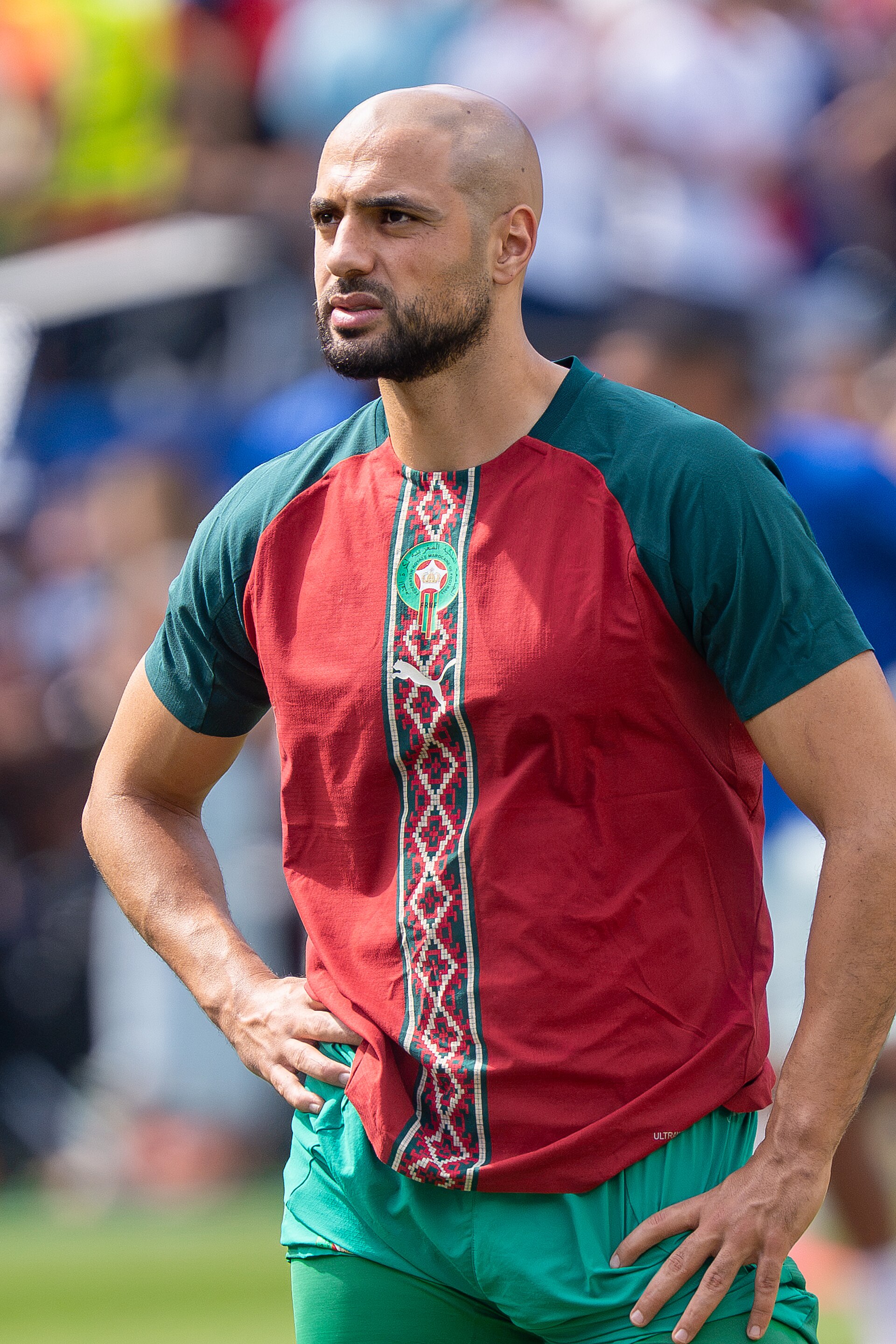 Sofyan Amrabat during France v Morocco at the 2026 FIFA World Cup