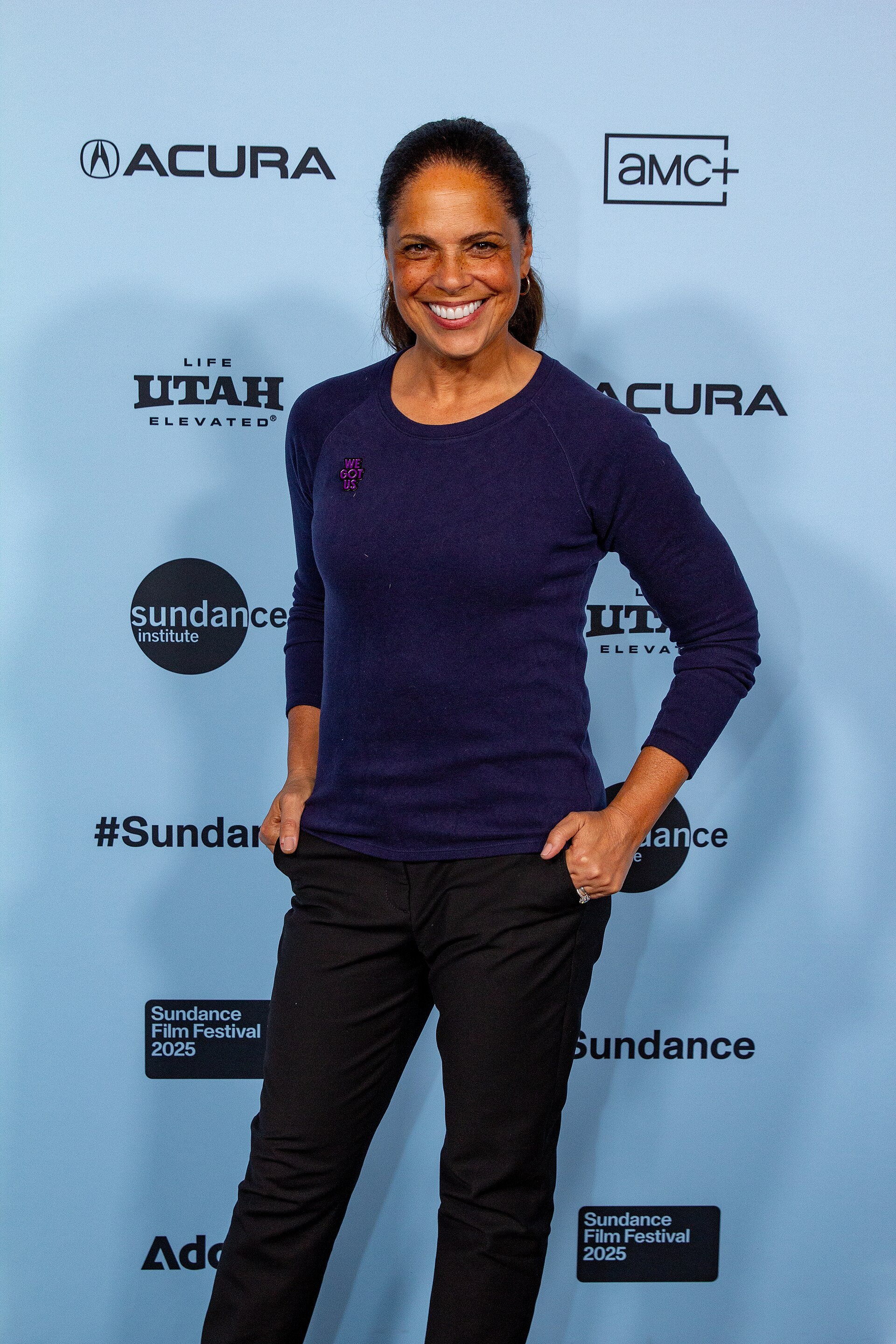 Soledad O'Brien, executive producer, at the 2025 Sundance Film Festival for the movie The Perfect Neighbor.