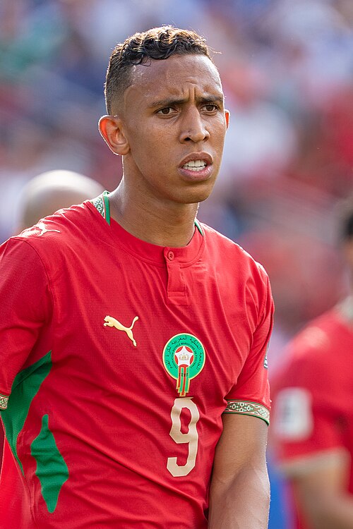 Soufiane Rahimi during France v Morocco at the 2026 FIFA World Cup