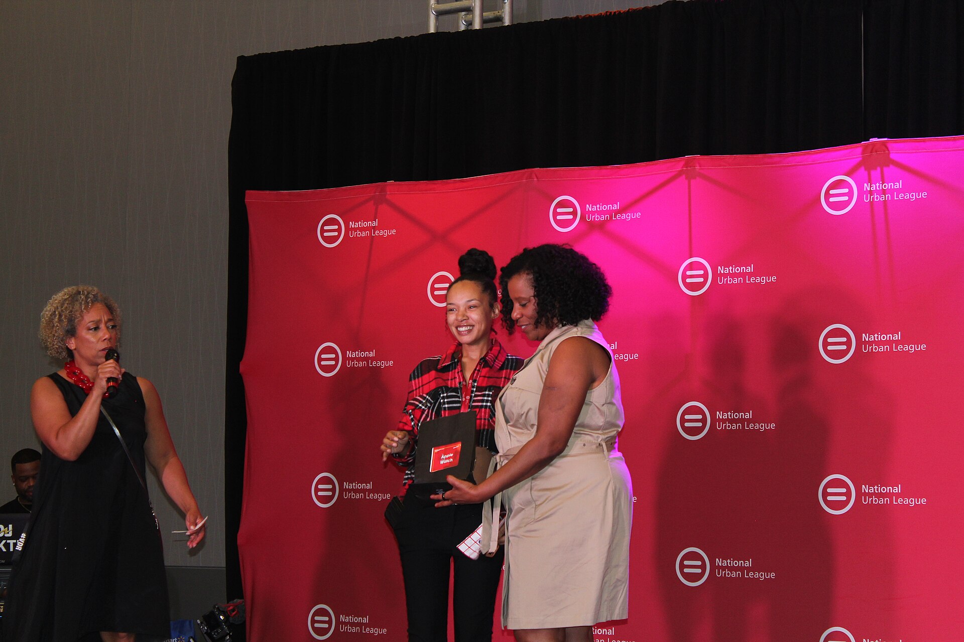 Winner of grand Prize from sponsor Ceasar's during the Speed Networking Reception at the 2025 National Urban League Conference