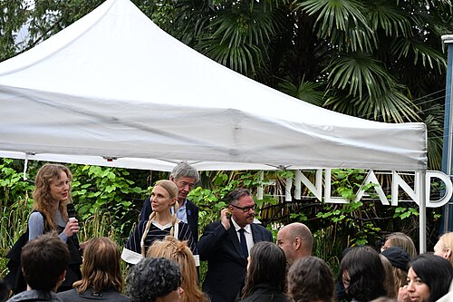 Stefanie Hessler, Jenna Sutela, opening of the finnish pavilon
