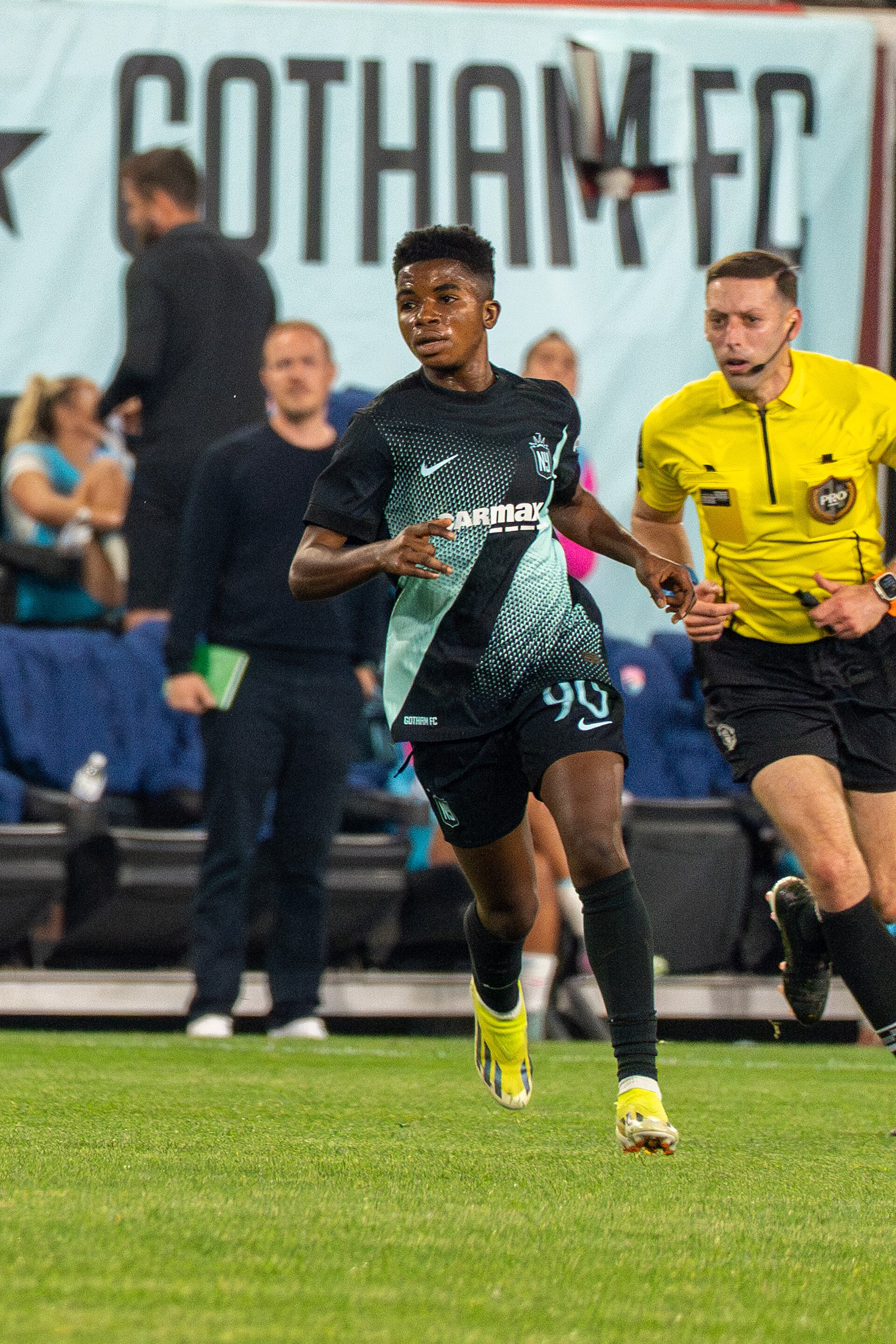 Stella Nyamekye during Gotham FC vs San Diego Wave on 5.16.25