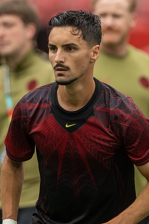 Stephen Eustaquio during Canada v Qatar on 18 June 2026 at the 2026 FIFA World Cup