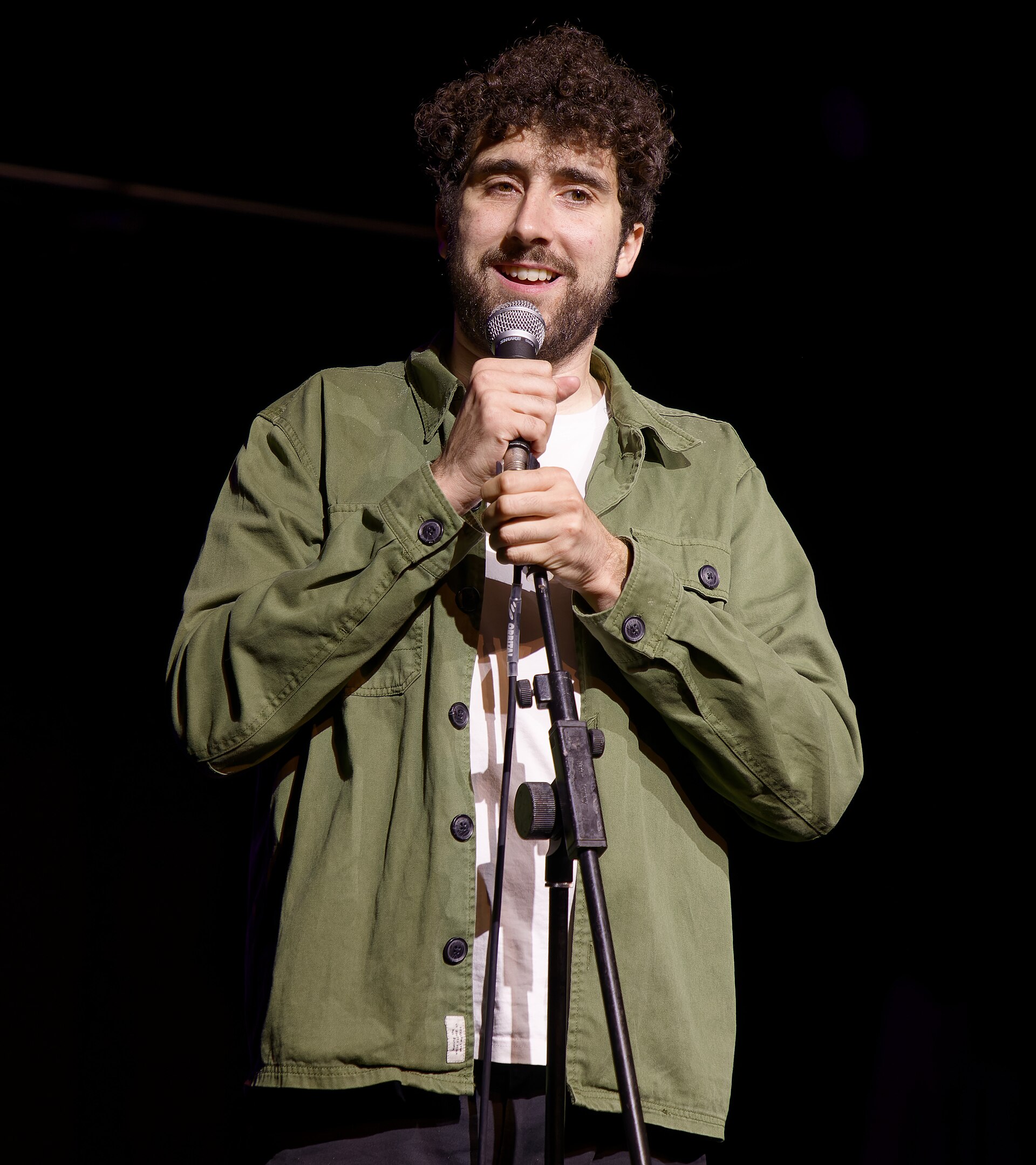 Steve Bugeja, comedian, at the 2024 Edinburgh Festival Fringe in the show, Fast Fringe.