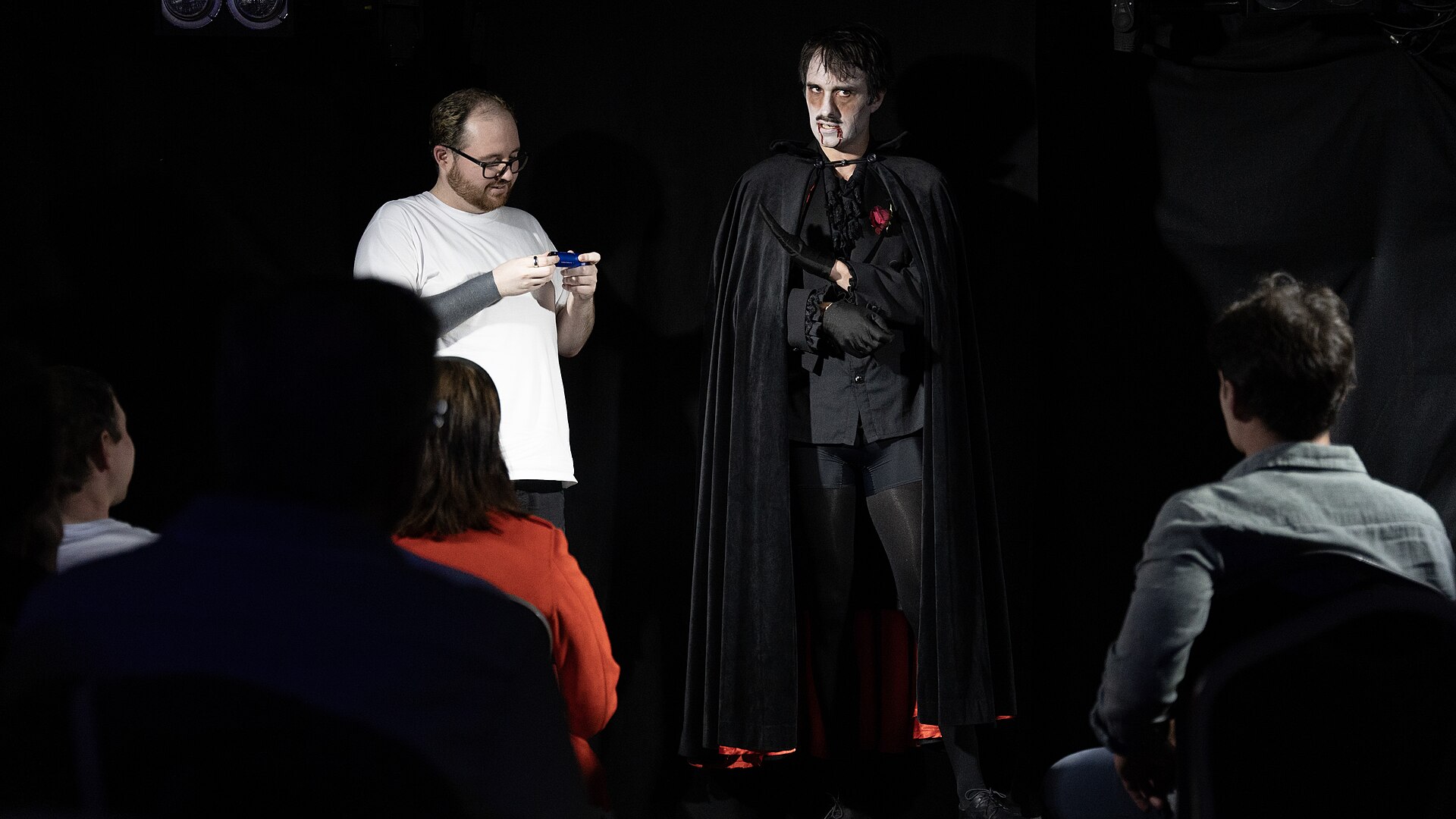 Steven Haanes at the 2024 Edinburgh Fringe Festival for The Master