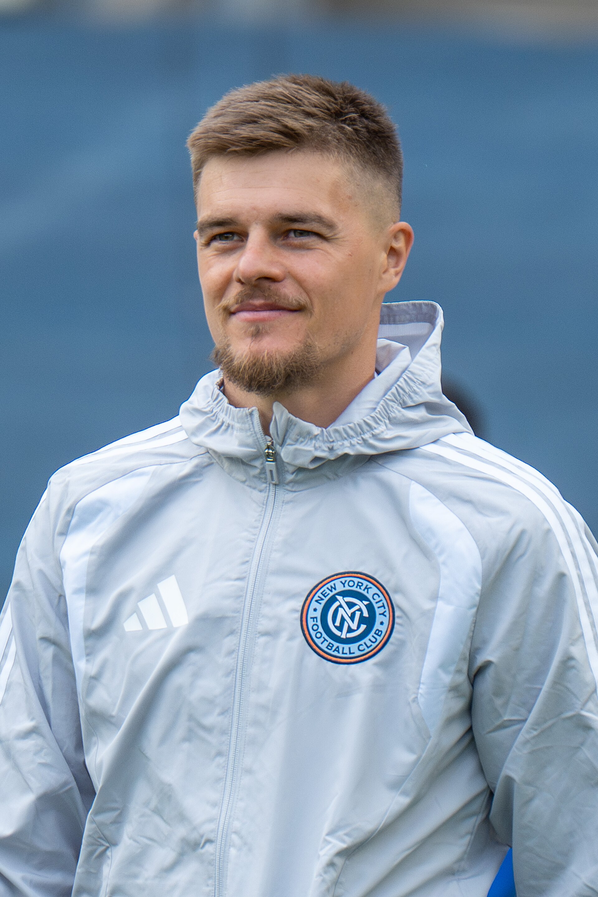 Strahinja Tanasijevic during New York City FC vs Columbus Crew on May 10, 2026