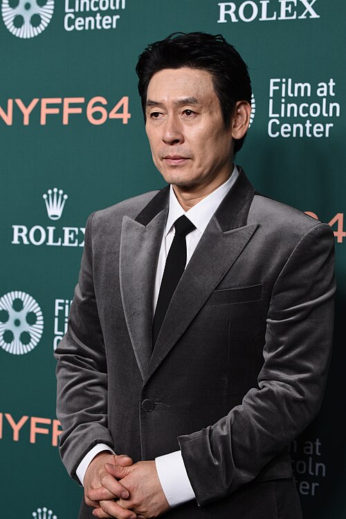 Sul Kyung-gu at the 64th New York Film Festival in Alice Tully Hall