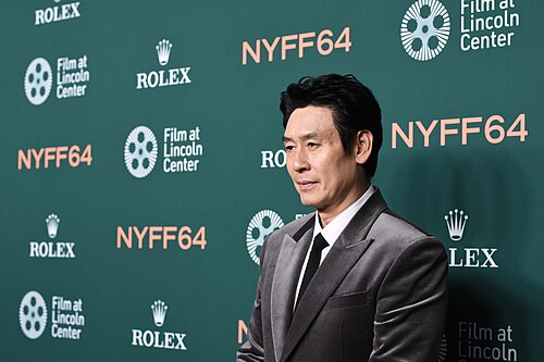 Sul Kyung-gu at the 64th New York Film Festival in Alice Tully Hall