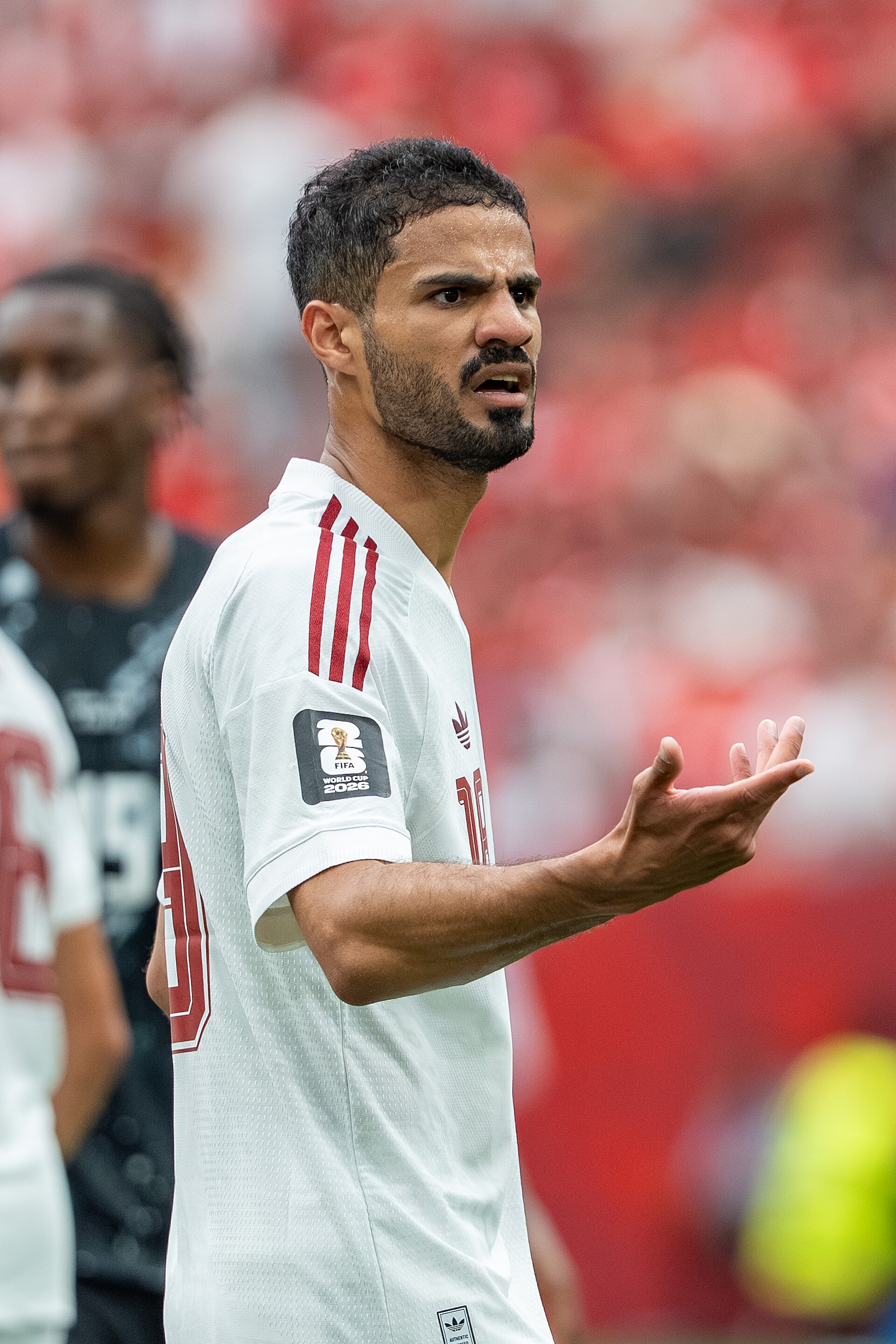 Sultan Al Brake during Canada v Qatar on 18 June 2026 at the 2026 FIFA World Cup