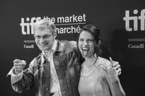 Curry Barker and Inde Navarrette for "Obsession" at the 2026 Toronto International Film Festival