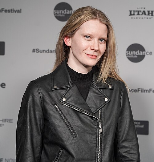 Taika Augustaitis during the Radiant Frost premiere at the 2026 Sundance Film Festival