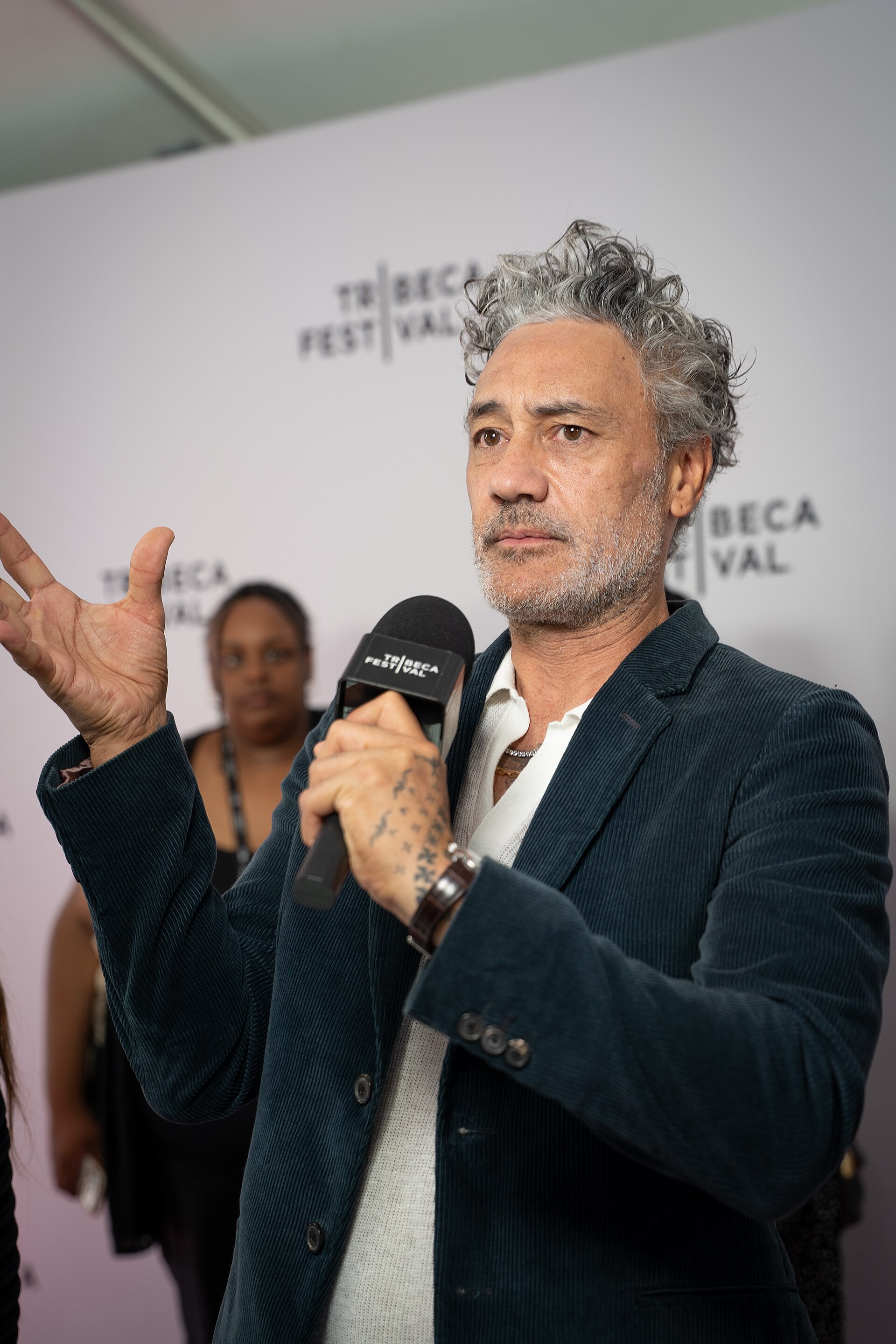 Taika Waititi at the premiere of JAIL TIME RECORDS at Tribeca Film Festival 2026.