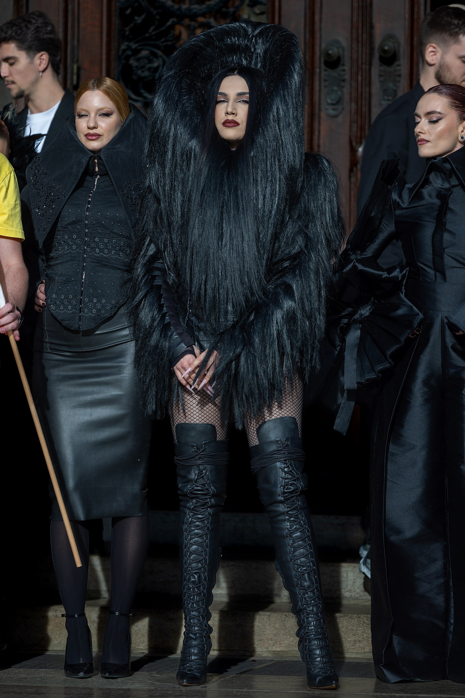 Tamara Živković representing Montenegro on the Turquoise Carpet at the 2026 Eurovision Song Contest in Vienna