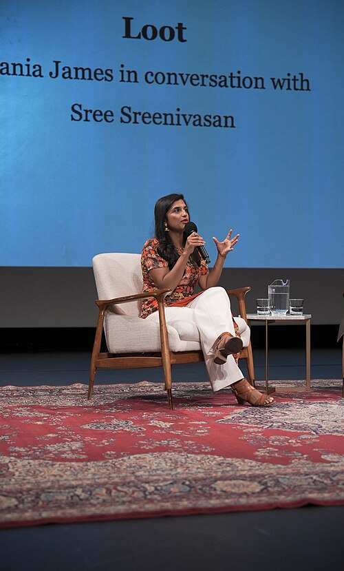 Tania James, writer, at the 2024 Jaipur Literary Festival USA, New York in New York City