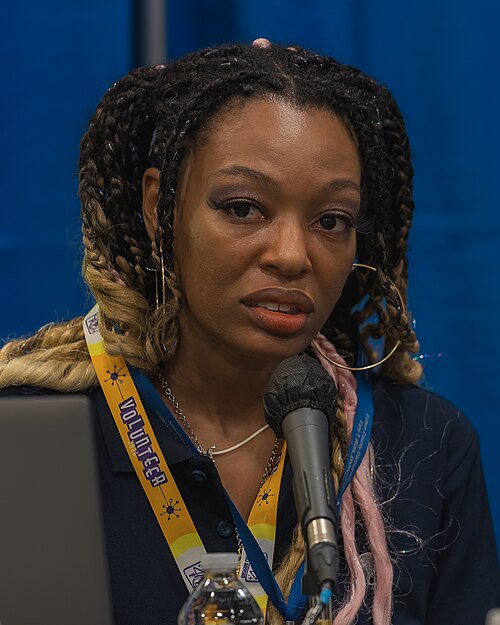 Tay Samms, voice actor, at Dragon Con in Atlanta Ga September 4 2026