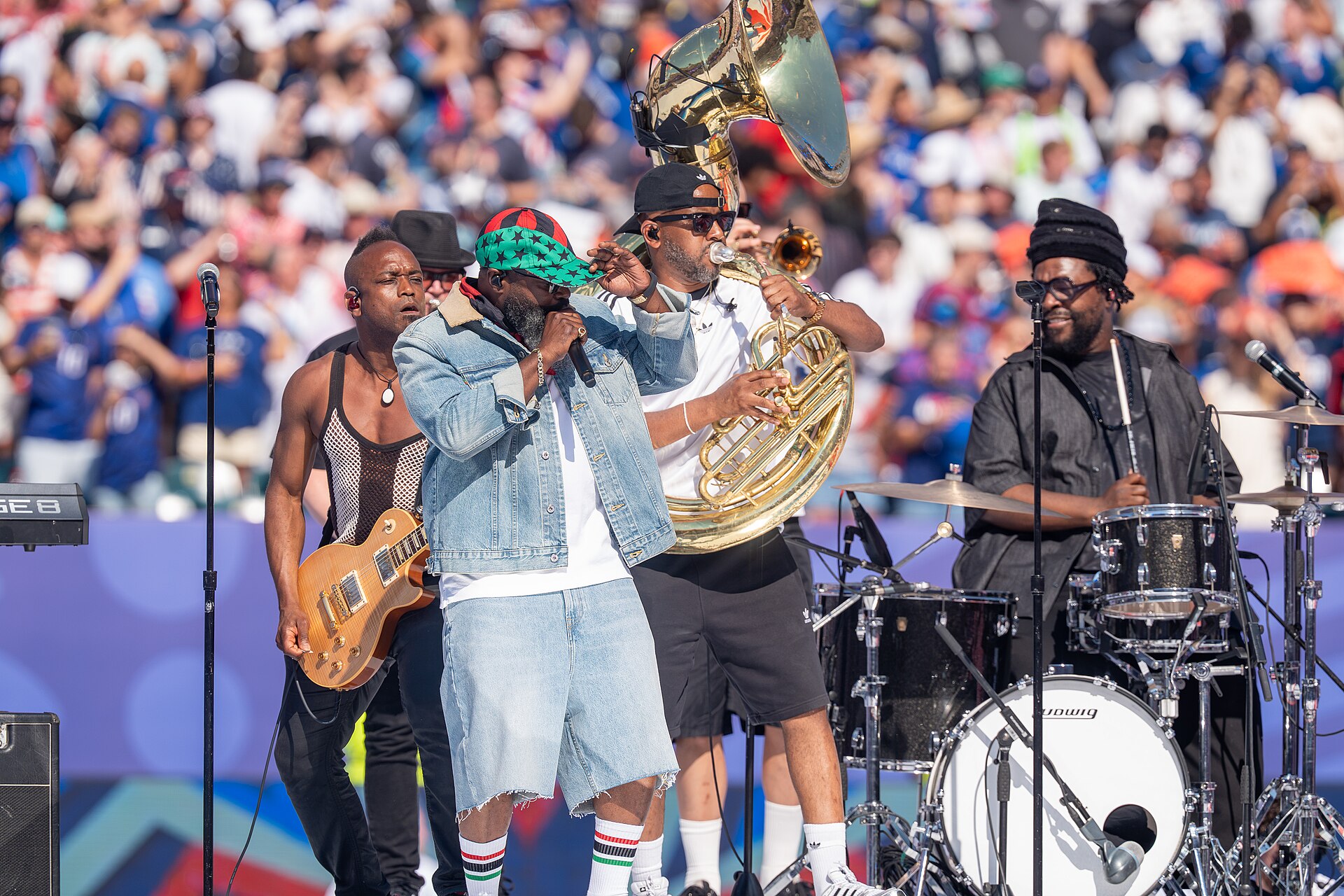 The Roots during France v Paraguay at the 2026 FIFA World Cup