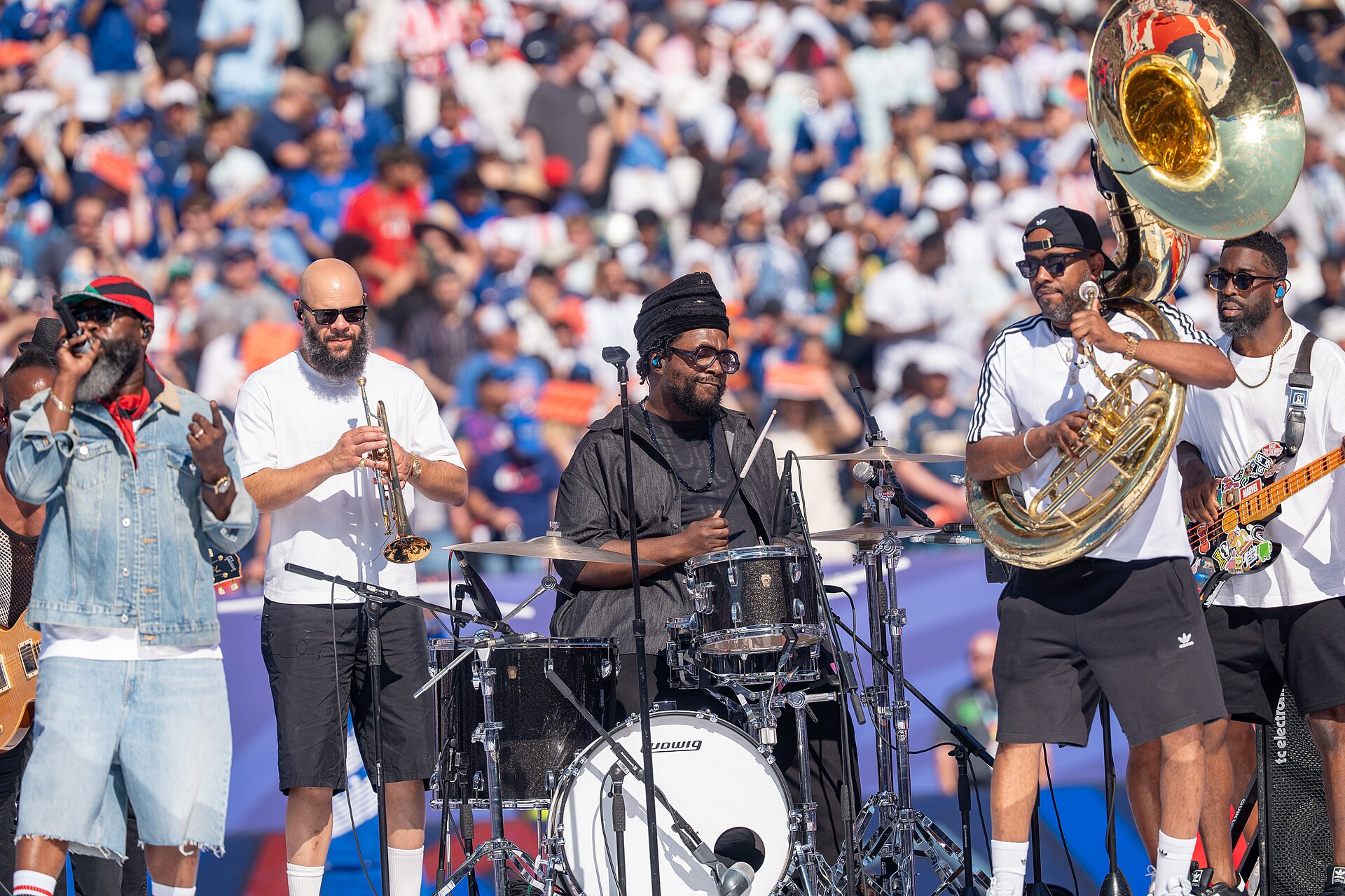 The Roots during France v Paraguay at the 2026 FIFA World Cup