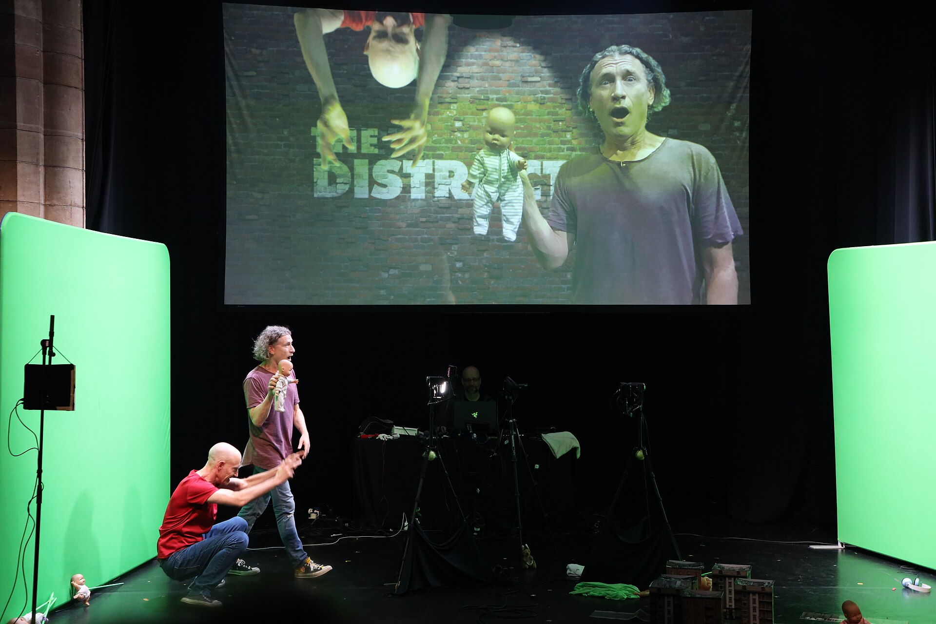 The Umbilical Brothers, , at the 2024 Edinburgh Festival Fringe in the show, The Distraction.