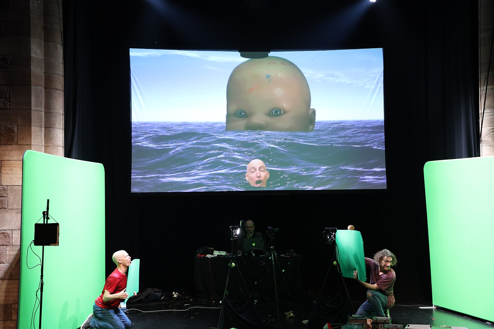 The Umbilical Brothers, , at the 2024 Edinburgh Festival Fringe in the show, The Distraction.