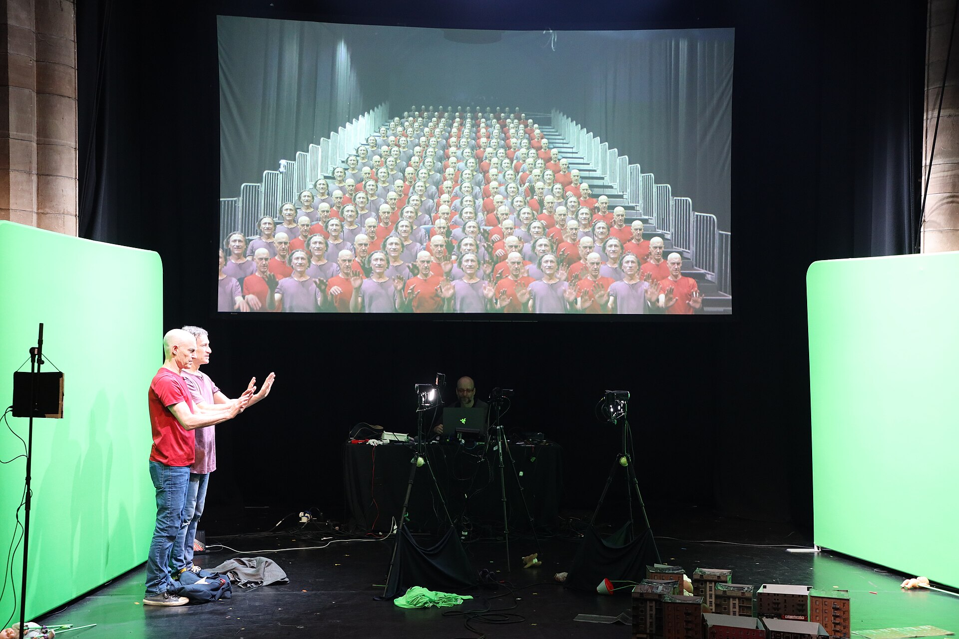 The Umbilical Brothers, , at the 2024 Edinburgh Festival Fringe in the show, The Distraction.