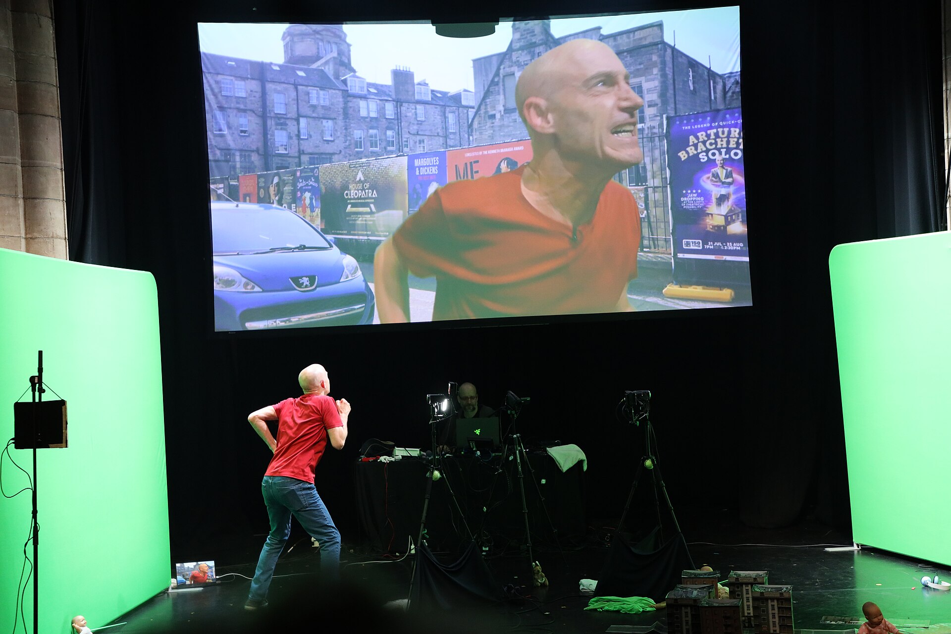 The Umbilical Brothers, , at the 2024 Edinburgh Festival Fringe in the show, The Distraction.
