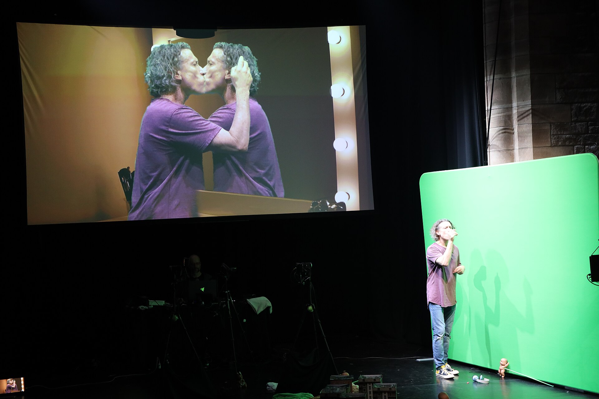 The Umbilical Brothers, , at the 2024 Edinburgh Festival Fringe in the show, The Distraction.