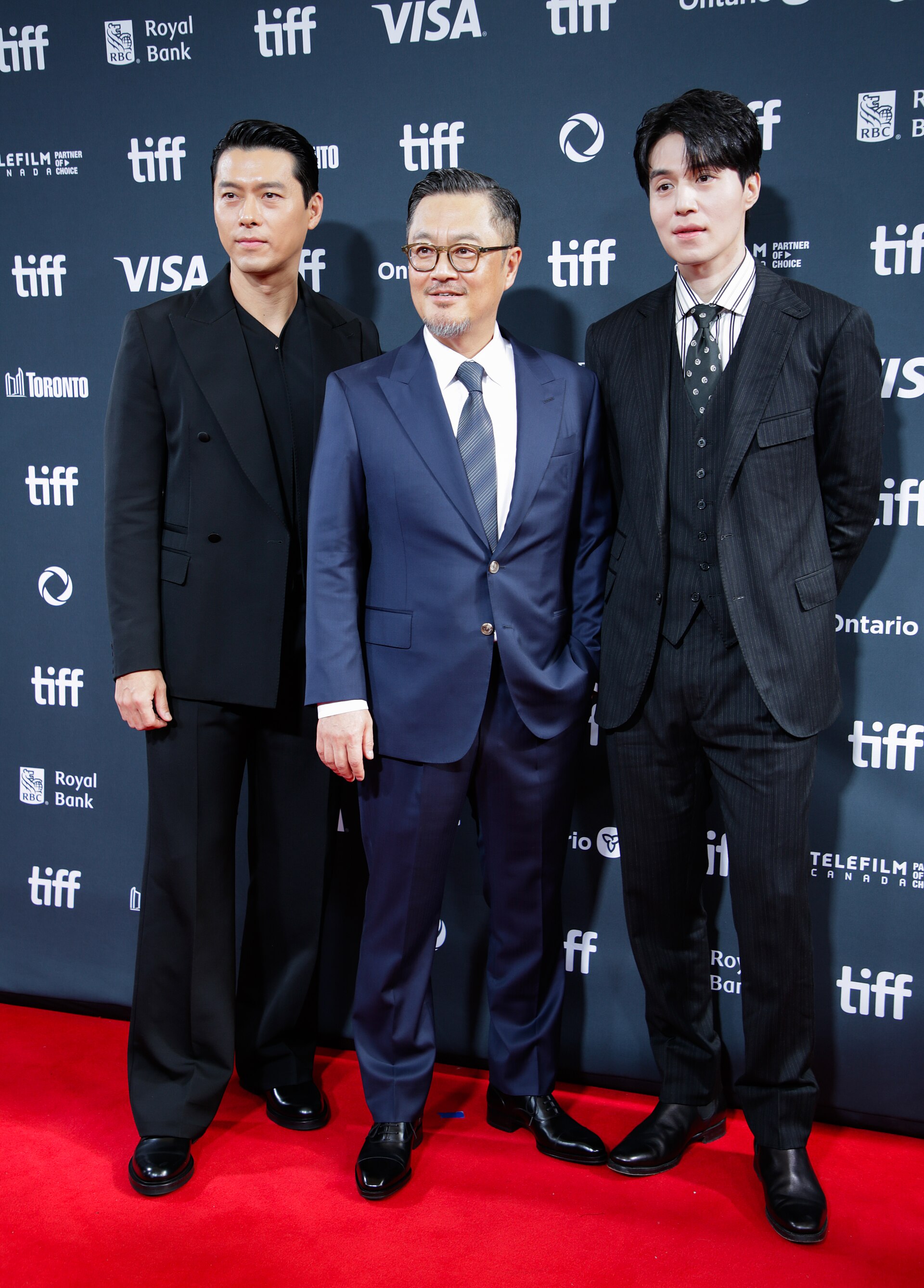 The cast and director of Harbin at the 2024 Toronto International Film Festival (TIFF) for the movie Harbin.
