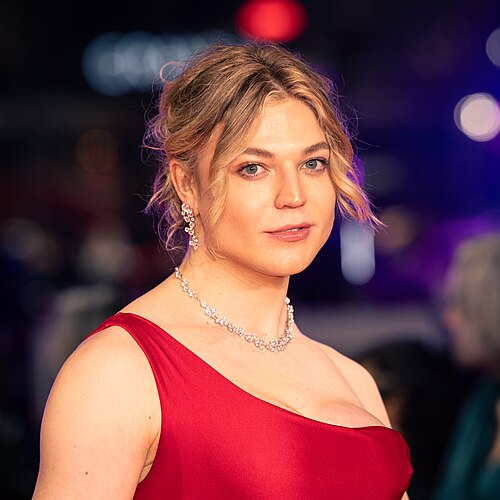 Thea Ehre on the red carpet at the 2026 Berlin International Film Festival
