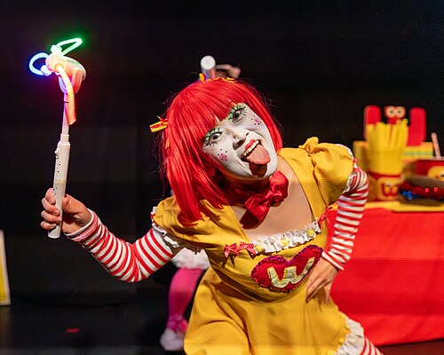 Theatre Group GUMBO performing “Are You Lovin' It?” at the 2025 Edinburgh Festival Fringe.