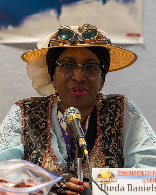 Theda Daniels-Race, engineer, at Dragon Con in Atlanta Ga September 4 2026