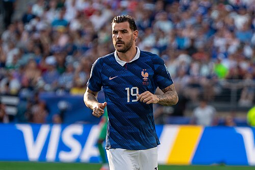 Theo Hernandez during France v Sweden at the 2026 FIFA World Cup