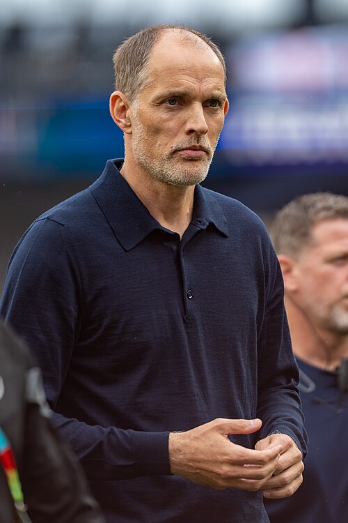 Thomas Tuchel during England v Ghana on 23 June 2026 at the 2026 FIFA World Cup