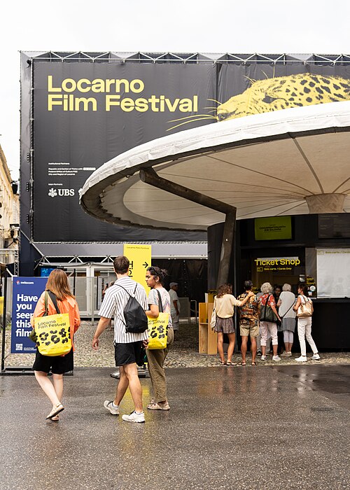 Ticket counter at the 2026 Locarno Film Festival