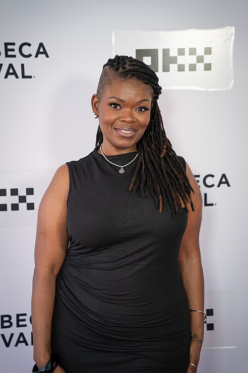 Tiffany Monique (singer-songwriter) at the premiere of HARVEST at Tribeca Film Festival 2026.