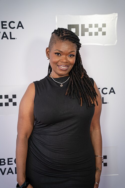 Tiffany Monique (singer-songwriter) at the premiere of HARVEST at Tribeca Film Festival 2026.