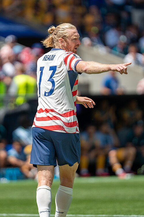 Tim Ream during United States v Australia on 19 June 2026 at the 2026 FIFA World Cup