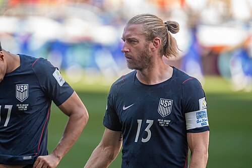 Tim Ream during Belgium v United States at the 2026 FIFA World Cup