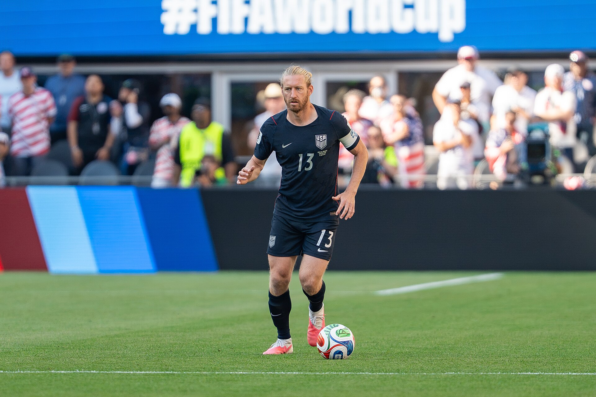 Tim Ream during Belgium v United States at the 2026 FIFA World Cup