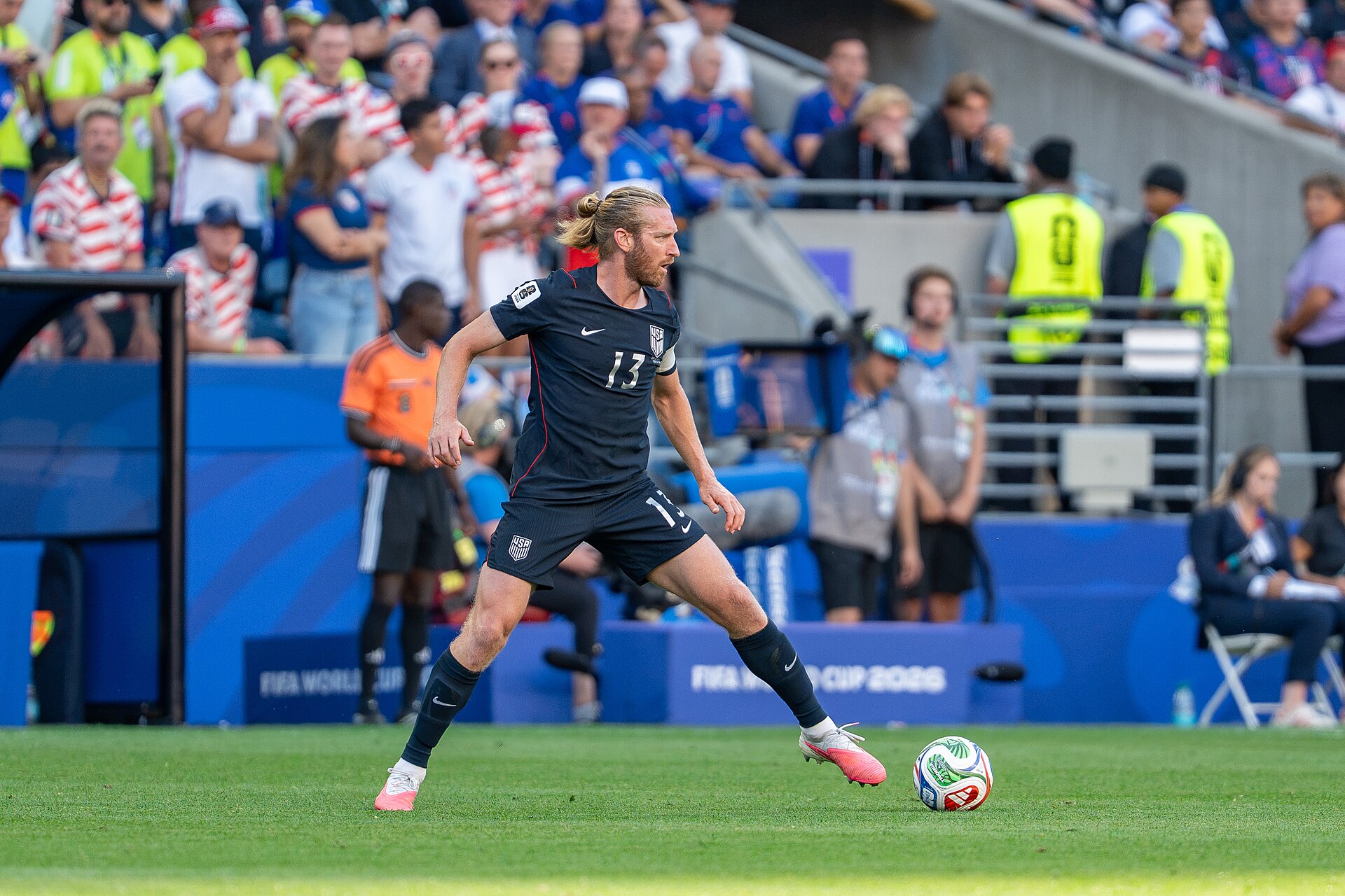 Tim Ream during Belgium v United States at the 2026 FIFA World Cup