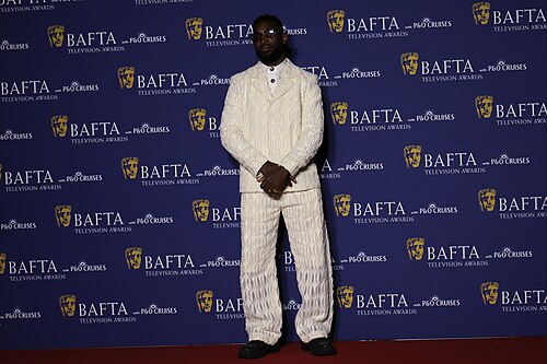 Tinie Tempah who presented a BAFTA TV Award, May 26