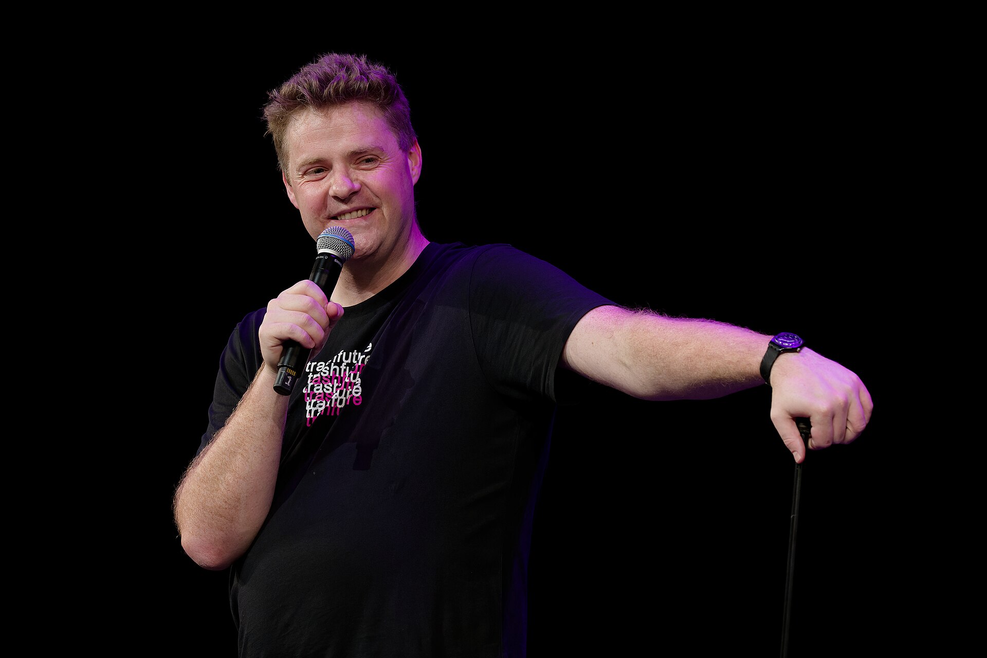 Tom Ballard, comedian, at the 2024 Edinburgh Festival Fringe in the show, Best of Fest.