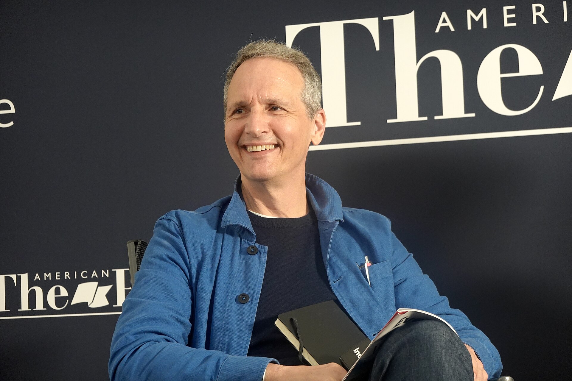Tom Quinn, CEO of Neon, at the American Pavilion panel during Cannes 2025
