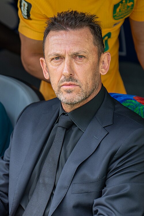 Tony Popovic during United States v Australia on 19 June 2026 at the 2026 FIFA World Cup