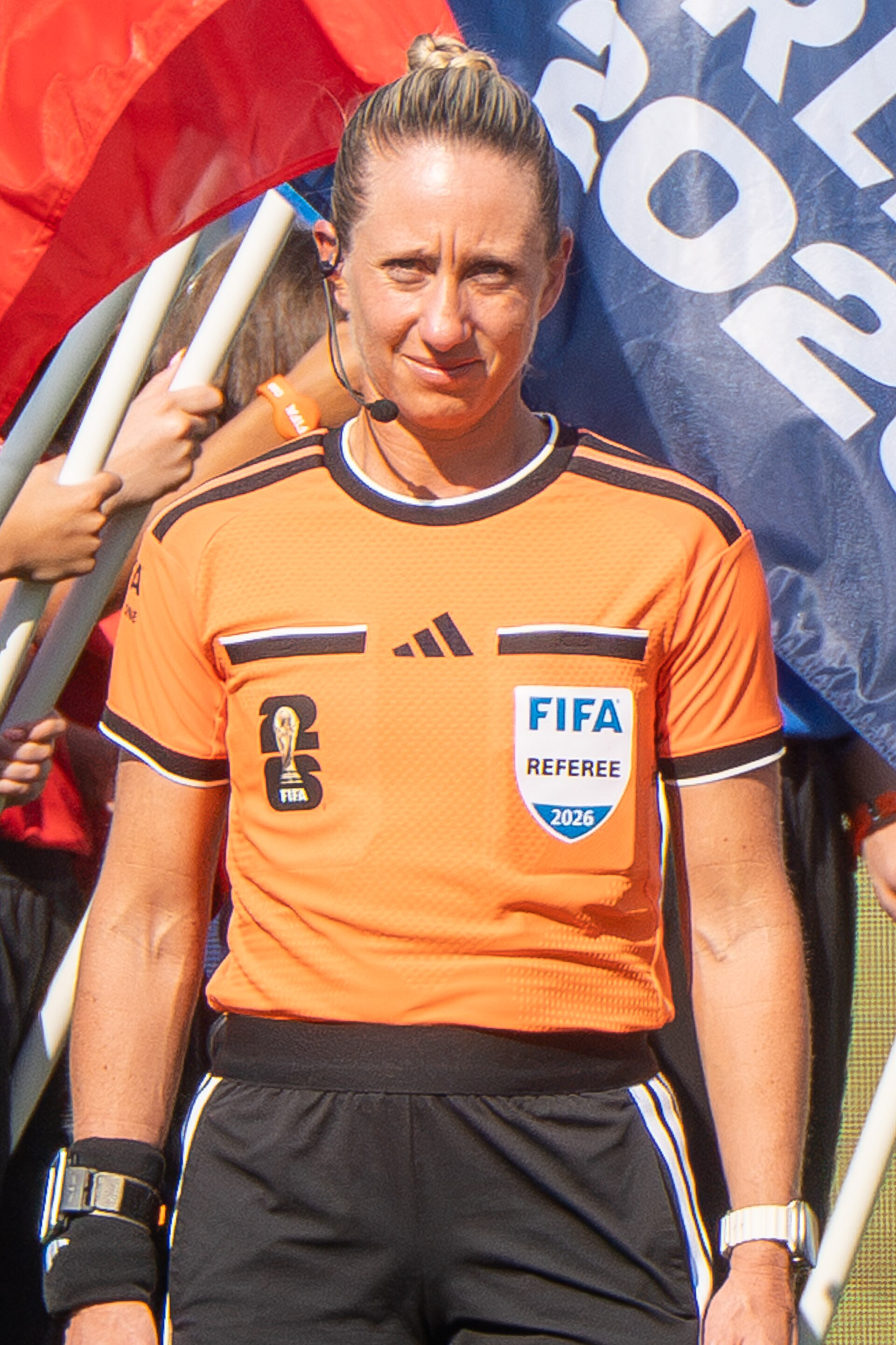 Tori Penso during France v Sweden at the 2026 FIFA World Cup