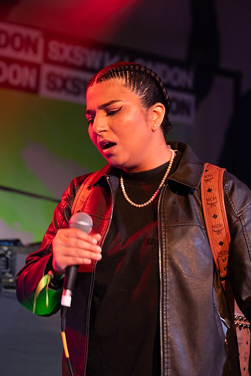 Trisha Tak, singer from Leicester, UK, at the 2025 SXSW London festival in London, England.