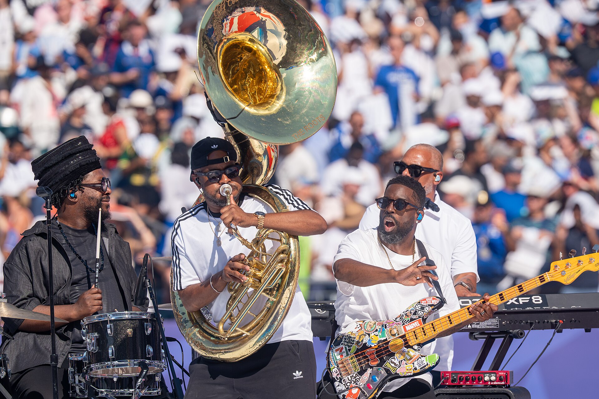 Tuba Gooding Jr. during France v Paraguay at the 2026 FIFA World Cup