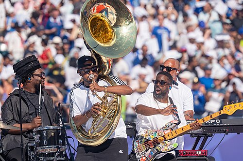 Tuba Gooding Jr. during France v Paraguay at the 2026 FIFA World Cup